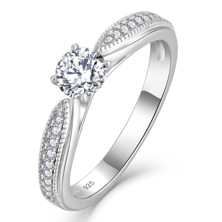 Eternal Solitaire – 925 Sterling Silver Ring